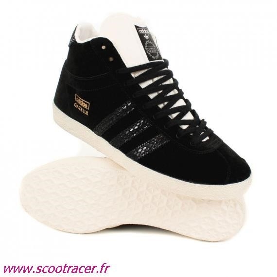 baskets femme adidas gazelle og serpent noir